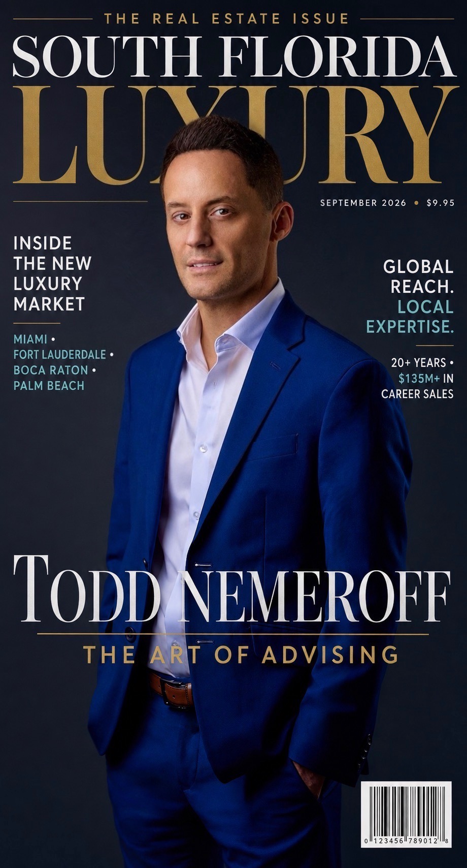 South Florida Luxury editorial cover featuring Todd Nemeroff